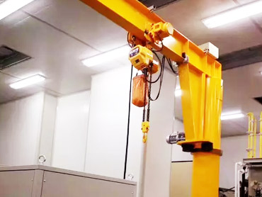 手動回転腕リフトクレーン JIB Crane Drawing